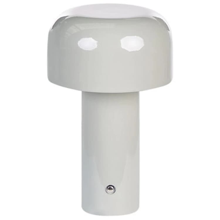 Image of Beliani Wireless LED Table Lamp Besos With Dimmer Metal Grey