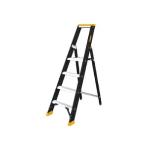 Image of DEWALT Ladders Professional Single Stepladder, 1.00m 4 Rungs