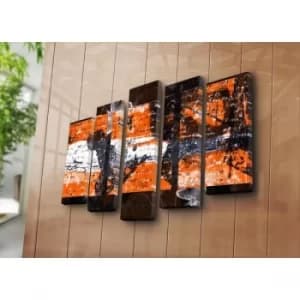 Image of 5PATK-211 Multicolor Decorative Canvas Painting (5 Pieces)
