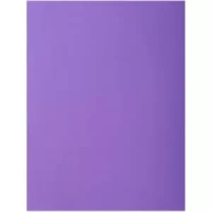 Image of Rock"s 2 Flap Folders A4, Dark Purple, 5 Packs of 50
