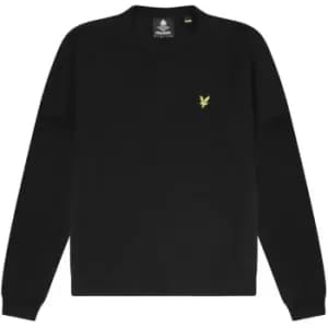 Image of Lyle and Scott Lyle and Scott Crew Neck Jumper Womens - Black