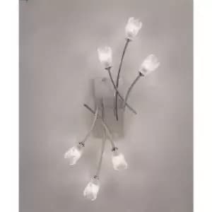 Image of Ceiling / Wall lamp Pietra with switch 6 Bulbs G9, polished chrome