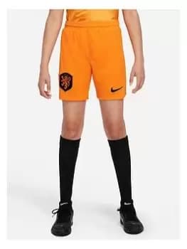 Image of Nike Youth Holland Home WC 2022 Short - Orange, Size XS (6-7 Years)