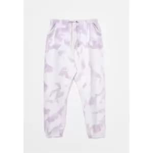 Image of Missguided Plus Size Missguided Tie Dye Joggers - Purple