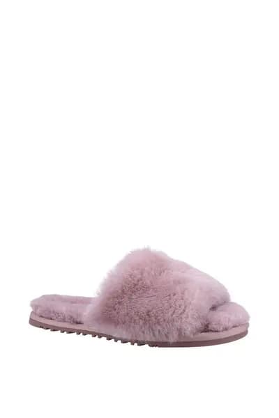 Image of Cotswold 'Westfield' Sheepskin Mule Slipper Pink