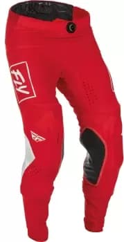 Image of FLY Racing Lite Pants Red White 38