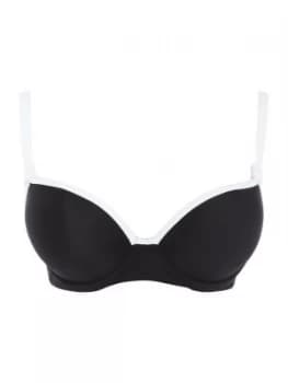 Image of Freya Back to Black deco underwired moulded bikini top Black