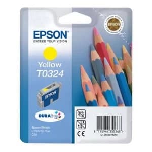 Image of Epson Pencil T0324 Yellow Ink Cartridge