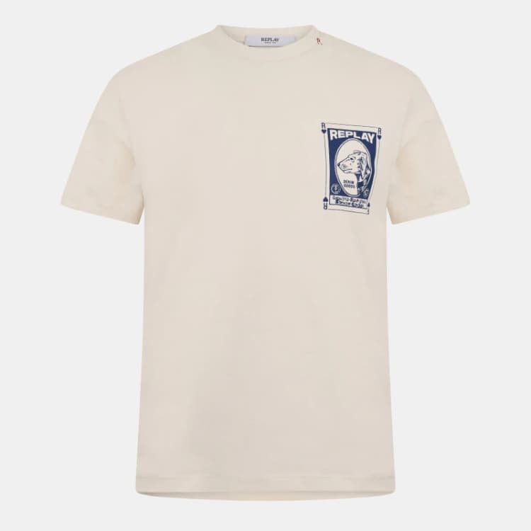 Image of Replay Mens T-Shirt White male M