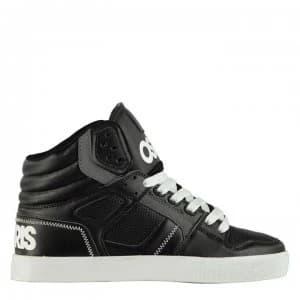 Image of Osiris Osiris Clone Hi Top Trainers Mens - Black/White