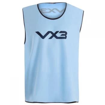 Image of VX-3 Hi Viz Mesh Training Bibs Mens - Cyan