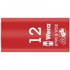 Image of Wera 8790 B VDE 05004956001 Hex head VDE bits 12mm 3/8 (10 mm)