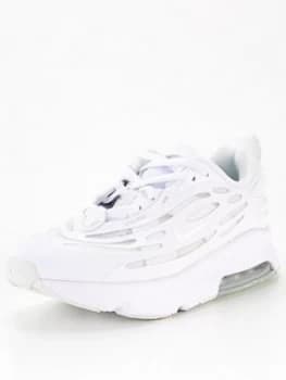 Image of Nike Air Max Exonsense Childrens Trainer, White, Size 12