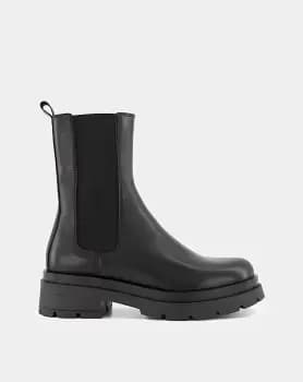 Image of Dune Palmz Leather Chunky Boots