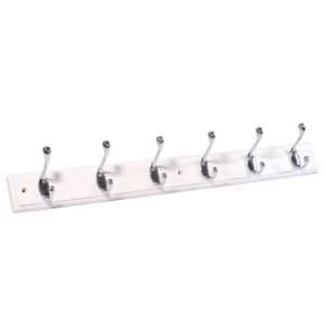 Image of BQ Silver white Hook rail H15mm W70mm L685mm