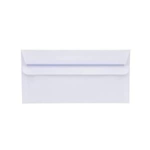 Image of 5 Star Office DL Envelopes Wallet Self Seal 80gsm White Retail Pack Pack 50
