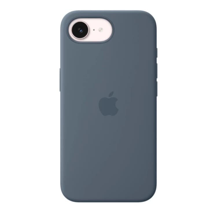 Image of Apple Apple iPhone 17e Silicone Case with MagSafe - Anchor Blue MHWE4ZM/A