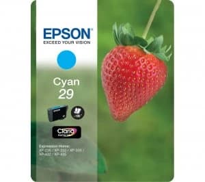 Image of Epson Strawberry 29 Cyan Ink Cartridge