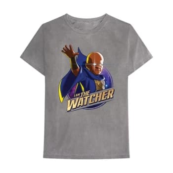 Image of Marvel Comics - What If I Am The Watcher Unisex Large T-Shirt - Grey