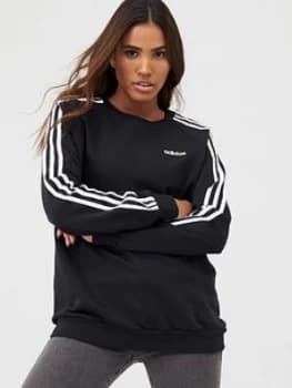 Image of Adidas Essential Bf Crew - Black
