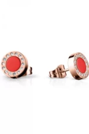 Image of Bering Red Rose Earrings 707-349-05