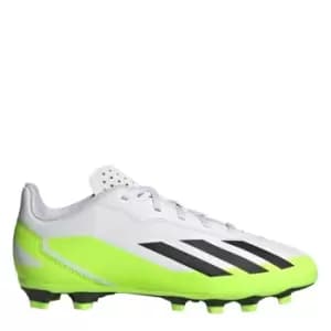 Image of adidas X .4 Junior Firm Ground Football Boots - White