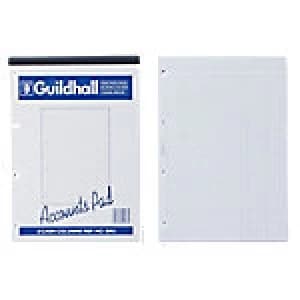 Image of Guildhall Cash Analysis Book A4 2 Cash Columns 60 Pages 60 Sheets