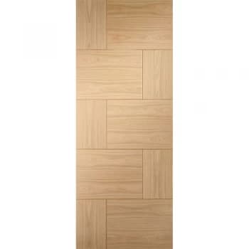 Image of XL Joinery Ravenna Unfinished Oak Internal Flush Door - 1981mm x 838mm (78 inch x 33 inch)