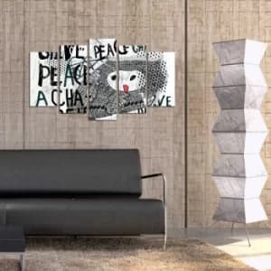 Image of 5ABSMDF-77 Multicolor Decorative MDF Painting (5 Pieces)