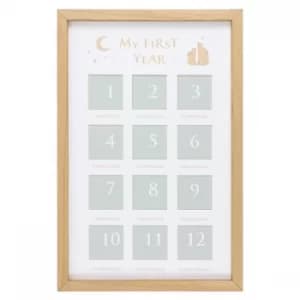 Image of My First Year Wooden Frame