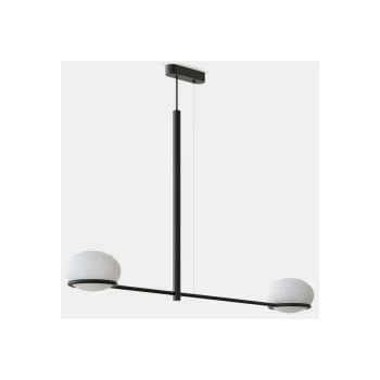 Image of Leds-c4 Lighting - LEDS C4 Coco Double Straight Bar Pendant Black, White E14