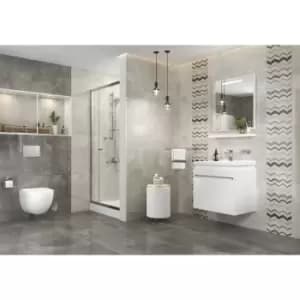 Image of Cream Stone Effect Floor Tile 60 x 60cm - Pedra