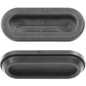 Image of Cable grommet Elongated hole Terminal max. 21mm PVC
