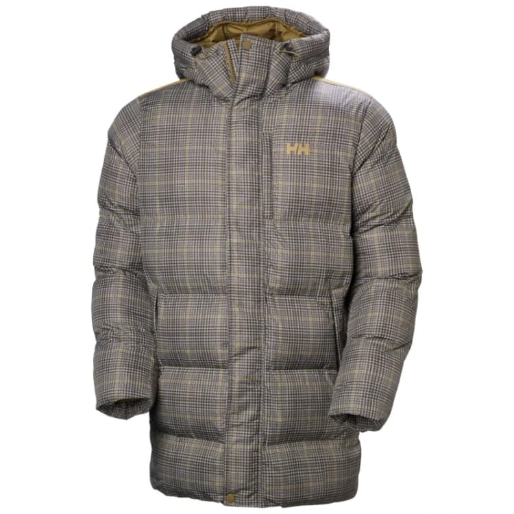 Image of Helly Hansen Long hooded down jacket Helly Hansen Alby Marron Male L
