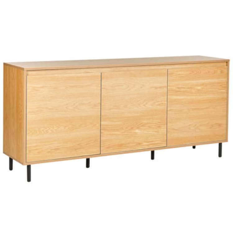 Image of Beliani Cabinet Nikea Light Brown