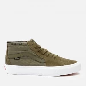 Image of Vans Mens Gore-Tex Sk8-Hi Trainers - Grape Leaf/True White - UK 9