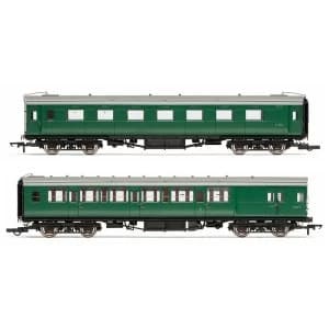 Image of Hornby BR (Ex-Maunsell) Pull/Push Coach Pack Set 601 Era 5 Model Train