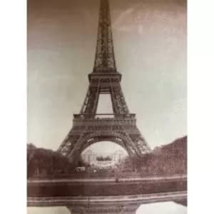 Image of Eiffel Tower - Photographic Cushion Cover - Multicoloured