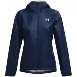 Image of Under Armour Forefront Rain Jacket Womens - Blue