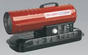 Image of Sealey AB708 Space Warmer Paraffin/Kerosene/Diesel Heater 70,000Btu/hr