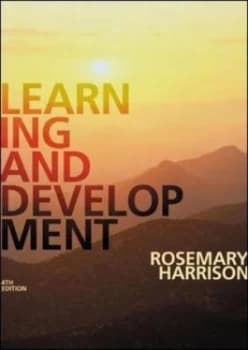 Image of Learning and Development by Rosemary Harrison Paperback