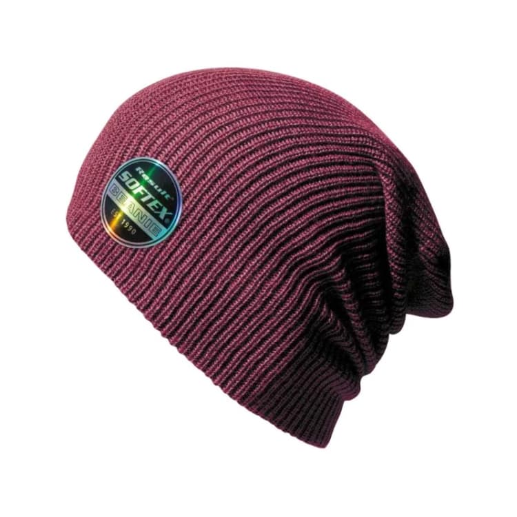 Image of Result Core Mens Softex Beanie in Scarlet Scarlet Male One Size