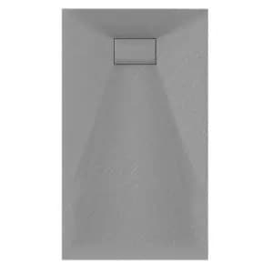 Image of Veloce Uno Rectangular Shower Tray 800X1400mm - Grey