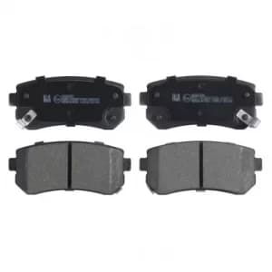Image of Brake Pad set ADG04282 by Blue Print Rear Axle