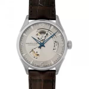 Image of Jazzmaster Open Heart Auto White Steel 42mm