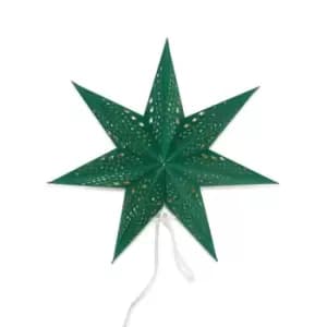 Image of Paper Star Green Light Decoration