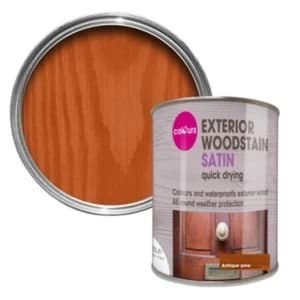 Image of Colours Antique pine Satin Woodstain 0.75L