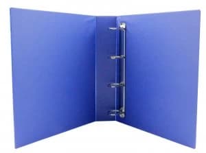 Image of Q Connect Pres Binder 4dring 40mm Blue