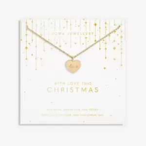 Image of Christmas With Love This Christmas Gold 46cm + 5cm Necklace 6367