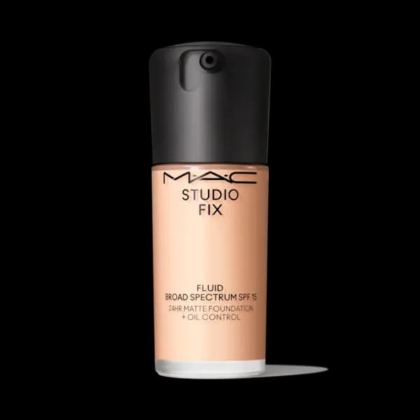 Image of MAC Studio Fix Fluid SPF 15 Foundation - N4 - Soft-Matte Finish - 24hr Medium-To-Full Coverage - 30ml - MAC Cosmetics